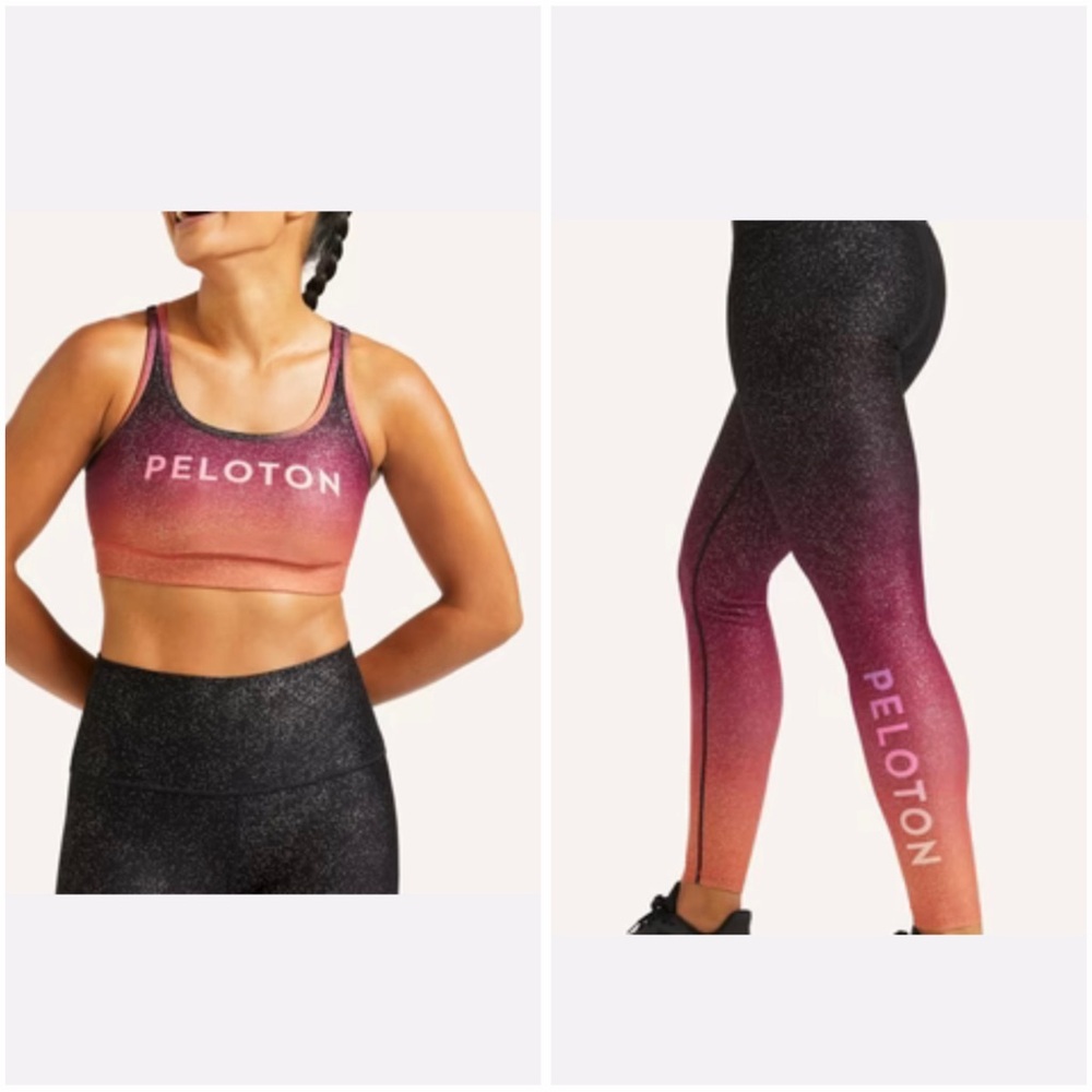 SOLD! NWT Peloton sunrise fade Activewear Set